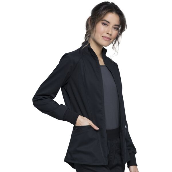 Zip Front High-Low Jacket Thumbnail
