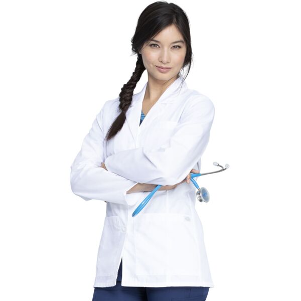 28" Consultation Lab Coat in White Thumbnail