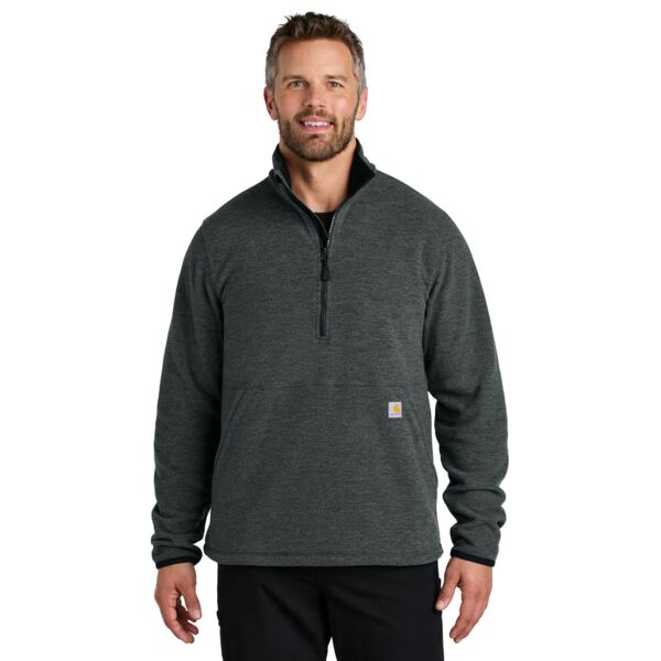 Textured 1/2 Zip Fleece Jacket Thumbnail