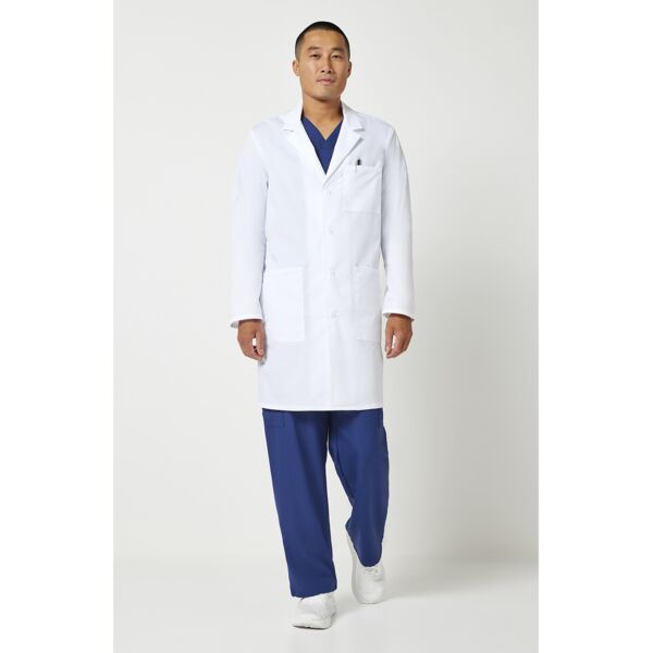 38" Unisex Lab Coat in White Thumbnail