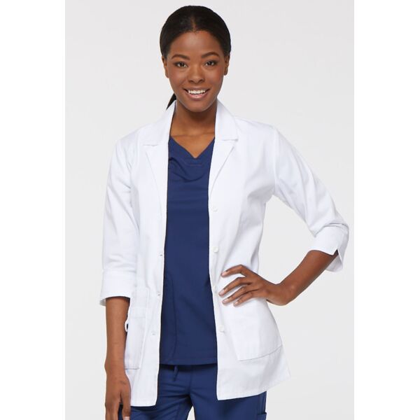 Women's 30" Lab Coat in White Thumbnail