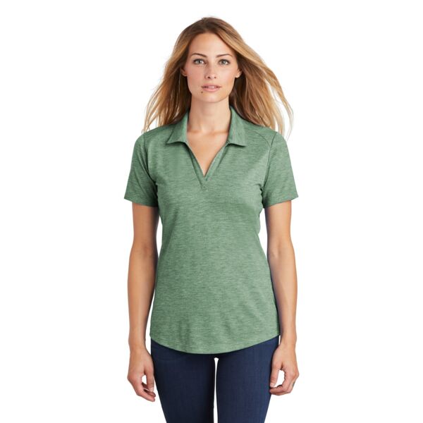 ® Ladies PosiCharge ® Tri Blend Wicking Polo Thumbnail