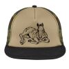 Flat Bill Snapback Trucker Cap Thumbnail