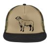 Flat Bill Snapback Trucker Cap Thumbnail