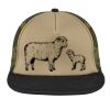 Flat Bill Snapback Trucker Cap Thumbnail