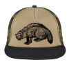 Flat Bill Snapback Trucker Cap Thumbnail