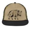 Flat Bill Snapback Trucker Cap Thumbnail
