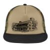 Flat Bill Snapback Trucker Cap Thumbnail