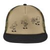 Flat Bill Snapback Trucker Cap Thumbnail