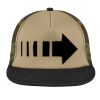 Flat Bill Snapback Trucker Cap Thumbnail
