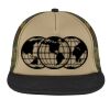 Flat Bill Snapback Trucker Cap Thumbnail