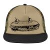 Flat Bill Snapback Trucker Cap Thumbnail