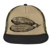Flat Bill Snapback Trucker Cap Thumbnail