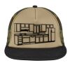 Flat Bill Snapback Trucker Cap Thumbnail