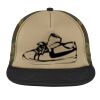 Flat Bill Snapback Trucker Cap Thumbnail