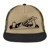Flat Bill Snapback Trucker Cap Thumbnail