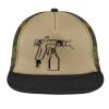Flat Bill Snapback Trucker Cap Thumbnail