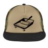 Flat Bill Snapback Trucker Cap Thumbnail