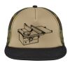 Flat Bill Snapback Trucker Cap Thumbnail