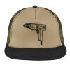 Flat Bill Snapback Trucker Cap Thumbnail