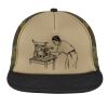 Flat Bill Snapback Trucker Cap Thumbnail