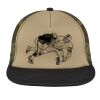 Flat Bill Snapback Trucker Cap Thumbnail