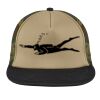 Flat Bill Snapback Trucker Cap Thumbnail