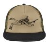 Flat Bill Snapback Trucker Cap Thumbnail