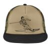 Flat Bill Snapback Trucker Cap Thumbnail