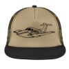 Flat Bill Snapback Trucker Cap Thumbnail