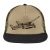 Flat Bill Snapback Trucker Cap Thumbnail