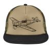 Flat Bill Snapback Trucker Cap Thumbnail