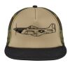 Flat Bill Snapback Trucker Cap Thumbnail