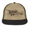 Flat Bill Snapback Trucker Cap Thumbnail