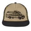 Flat Bill Snapback Trucker Cap Thumbnail