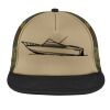 Flat Bill Snapback Trucker Cap Thumbnail