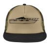 Flat Bill Snapback Trucker Cap Thumbnail