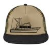 Flat Bill Snapback Trucker Cap Thumbnail