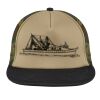 Flat Bill Snapback Trucker Cap Thumbnail