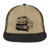 Flat Bill Snapback Trucker Cap Thumbnail