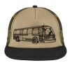 Flat Bill Snapback Trucker Cap Thumbnail