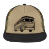 Flat Bill Snapback Trucker Cap Thumbnail