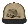 Flat Bill Snapback Trucker Cap Thumbnail