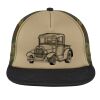 Flat Bill Snapback Trucker Cap Thumbnail
