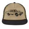 Flat Bill Snapback Trucker Cap Thumbnail