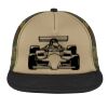 Flat Bill Snapback Trucker Cap Thumbnail