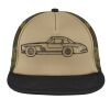 Flat Bill Snapback Trucker Cap Thumbnail