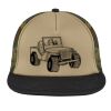 Flat Bill Snapback Trucker Cap Thumbnail