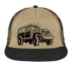 Flat Bill Snapback Trucker Cap Thumbnail