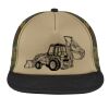 Flat Bill Snapback Trucker Cap Thumbnail